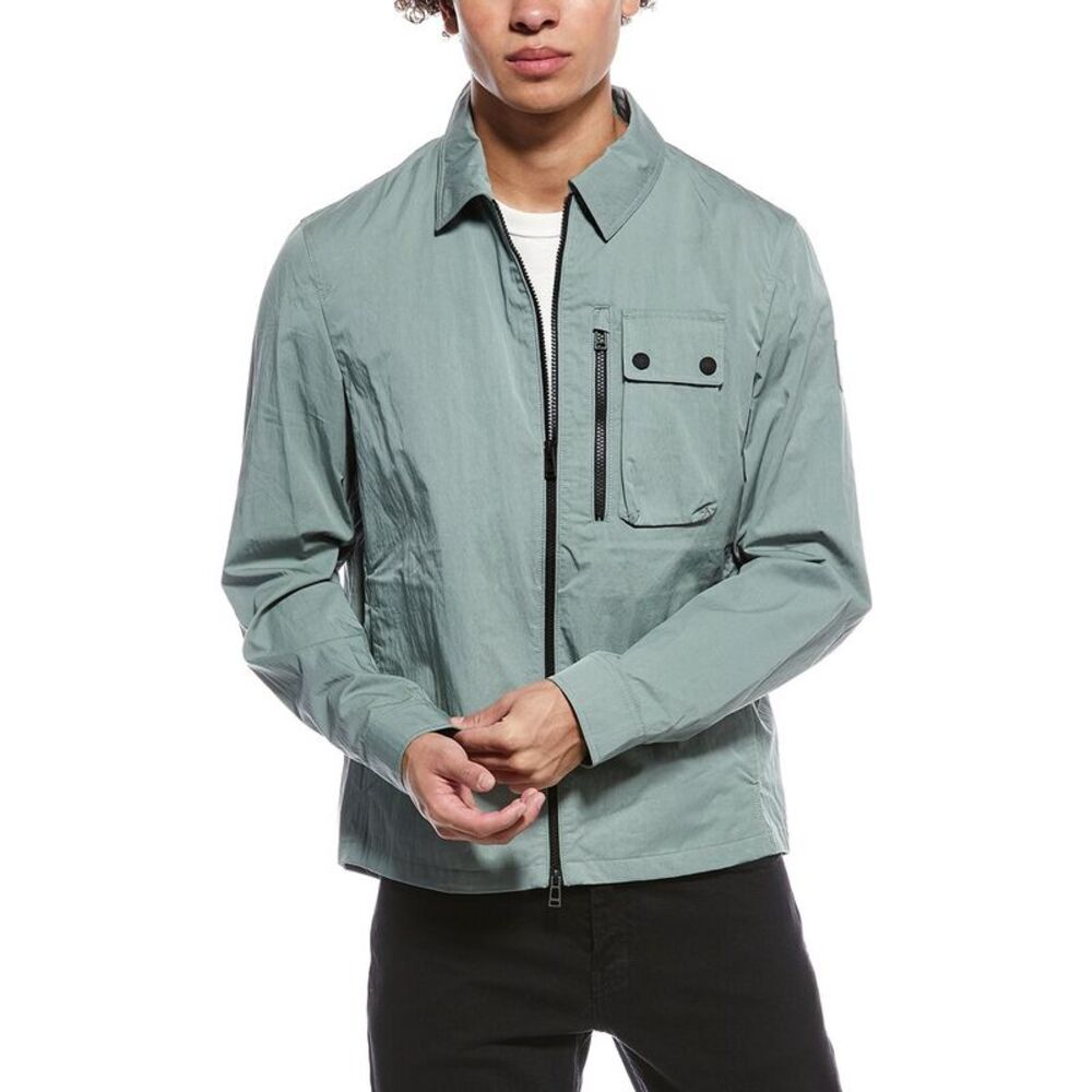 Belstaff Mens  Rail Overshirt, Green